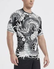 Set Of Two LAFROI Men's UPF 50+ Baselayer Performance Compression Shirt Size M