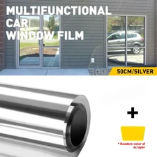 One Way Mirror Window Film Heat UV Reflective Privacy Tint Foil for Home Office