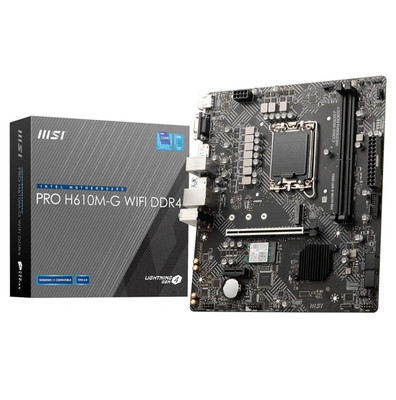 MSI PRO H610M-G WiFi DDR4 ProSeries Motherboard (12th/13th/14th Gen Intel Cor...