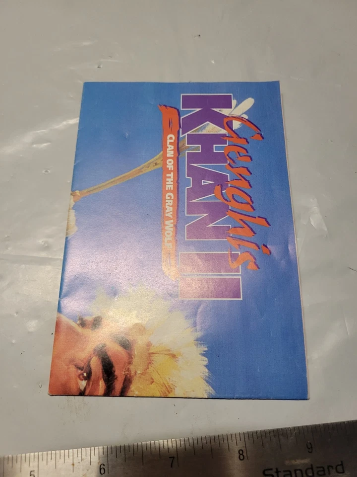 Genghis Khan II Sega Genesis Poster Only - Image 3 of 3