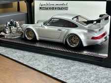 Ignition Model 1/18 Porsche 911 RWB 964 Silver with Engine IG2467