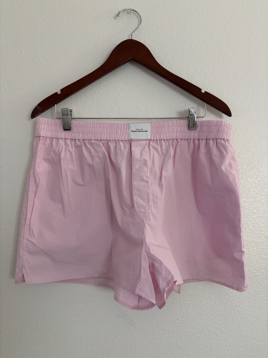 100% Authentic Alexander Wang Pink Boxer Shorts Size Xl | eBay