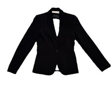 Zara Women  s Black Fitted Blazer Size Small Jacket Office Business