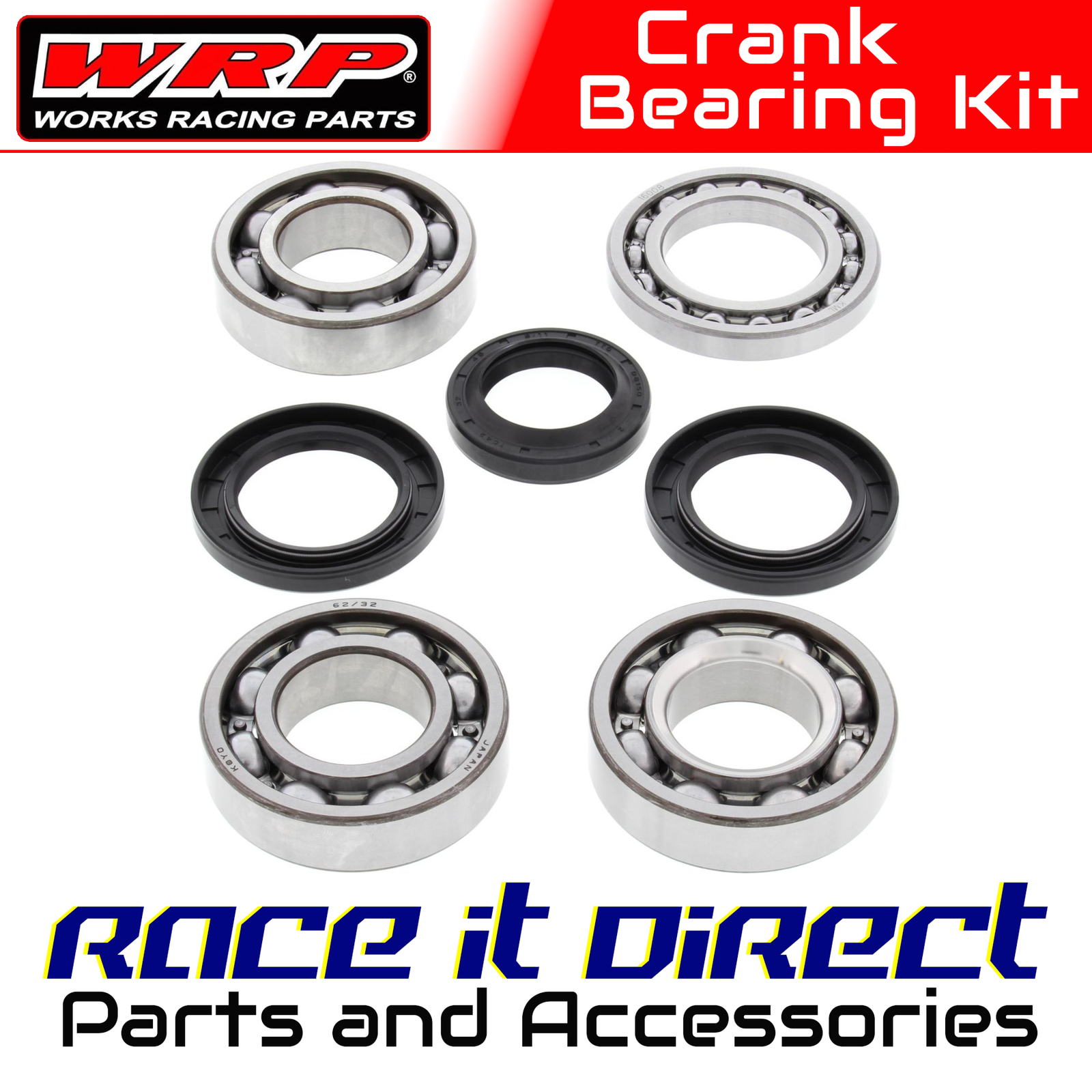 Crank Shaft Bearing & Seal Kit for Polaris Big Boss 400L 6x6 1994-1997 WRP