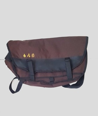 NYI Water Fire Wind NYC 2007 Brown Laptop Cross Body Satchel Messenger Bike Bag