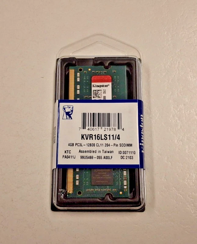 Kingston DDR3 SDRAM 4 GB Total Capacity Memory (RAM) for sale | eBay