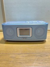Used  Sony CFD-E501  CD Radio Cassette Player, Silver, Tested and Working