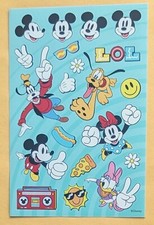 Minnie  Mickey Mouse Sticker Sheet