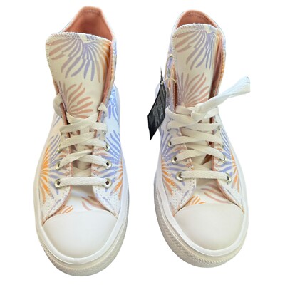 Converse Chuck Taylor All Star Move Hi  platform Floral Women s 9.5 A06672C