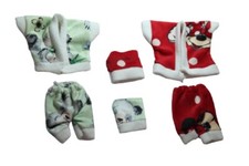 Laddu Gopal Winter Special Woolen Night Suits for Dress size 0 to 2 pcs.5