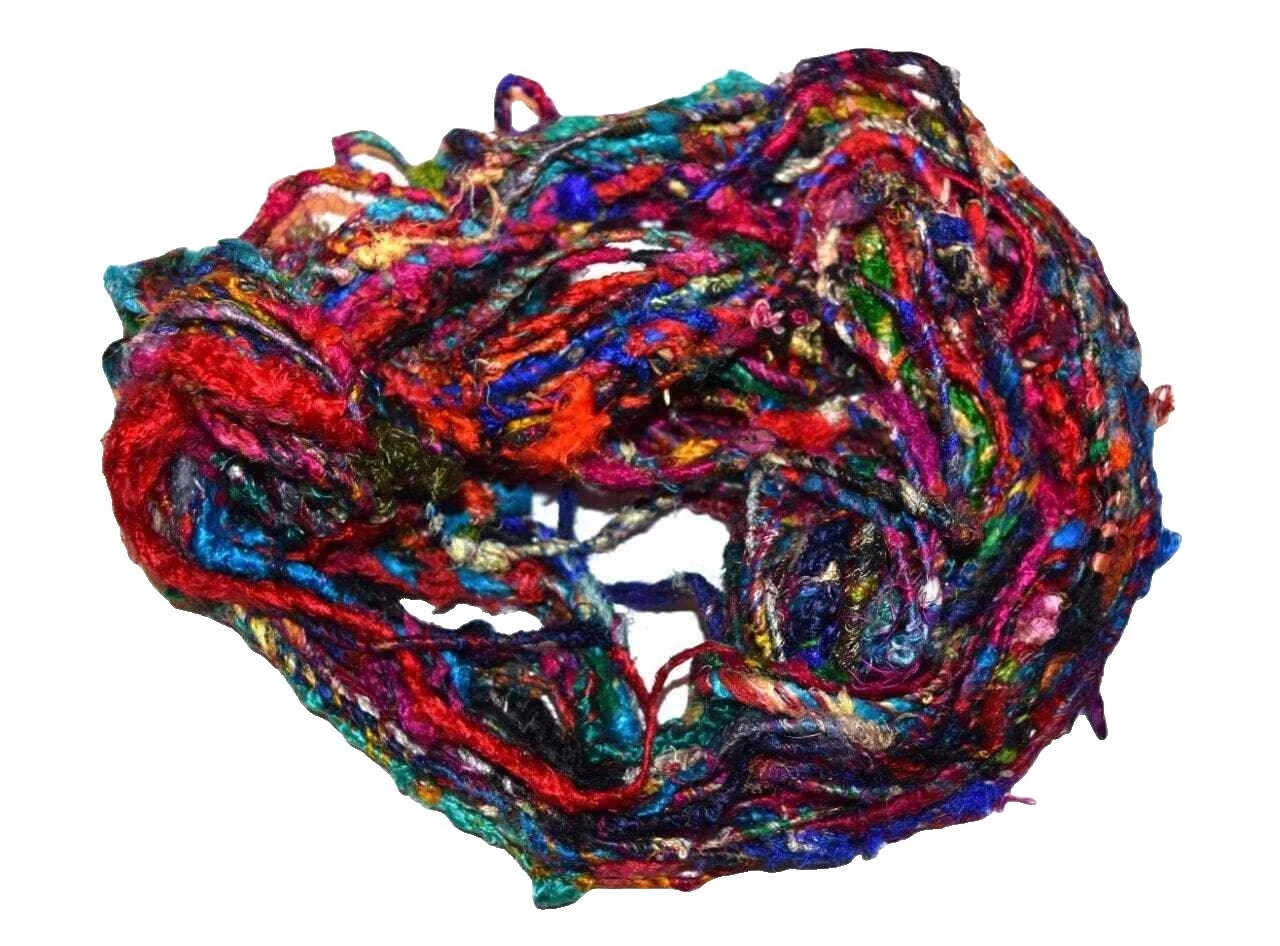 Multicor handspun Cobertores/Mantas de Fios de Crochê e tricô