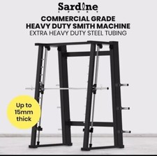 Commercial Smith Machine Multifunction Station Super Heavy Duty Sardine @3189