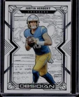 2022 Panini Obsidian Football Electric Etch Contra Justin Herbert #70