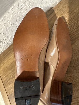 Pierre Cardin Tan Leather Loafer Slip On Wm US 9/9.5 Men US7  display picture 3