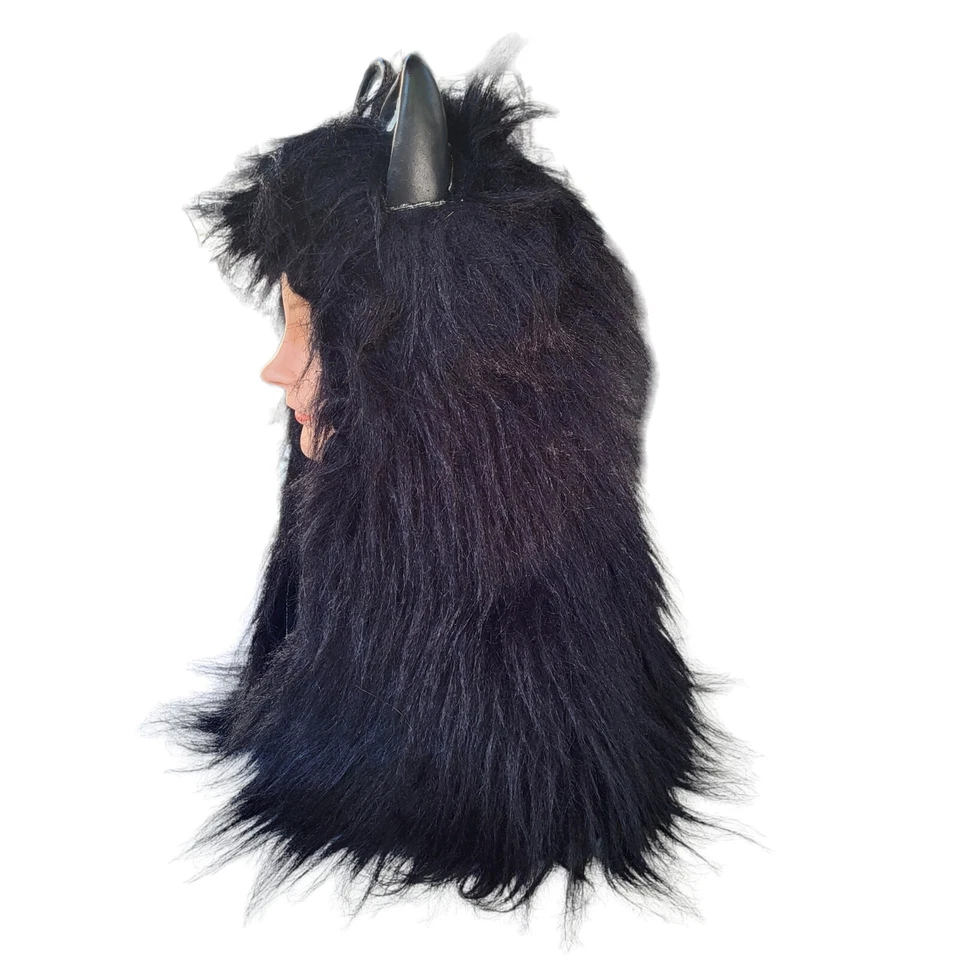 Vestido Cabeza de Gato Vintage Disfraz Halloween BESO GATO MUJER Gorra Interior de Goma *LEER* Foto 3 de 4