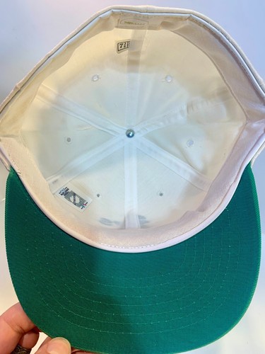 72-74 OAKLAND ATHLETICS A's White COOPERSTOWN COLLECTION Roman Hat 7 3/8 MLB NOS - Picture 4 of 4