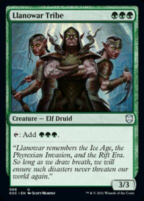 1x LLANOWAR TRIBE - ELF - Commander - MTG - Magic the Gathering