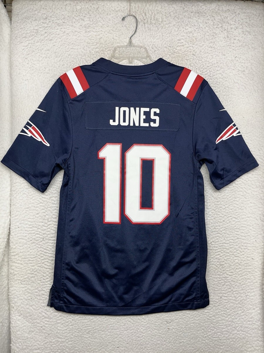 Mac Jones Jersey Mens Small Blue New England Patriots Nike