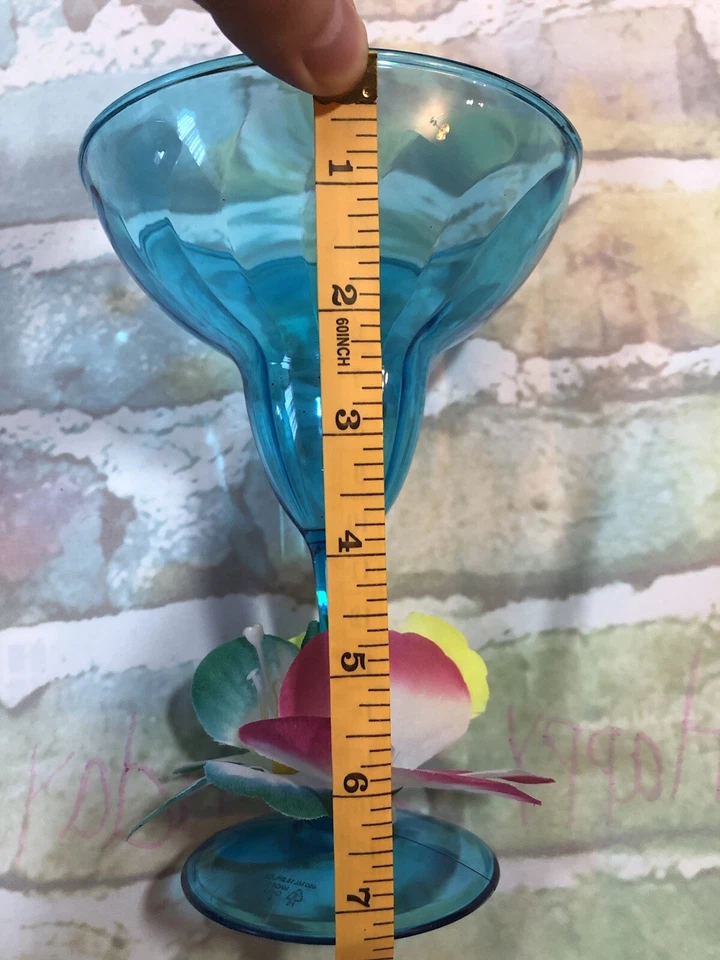 Lote De 4 Grandes Flores Margarita Taza Gobelet Hawai Luhau Cóctel Fiesta Ocasiones Foto 3 de 4