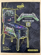 Stern Metallica Remastered Premium Pinball Flyer