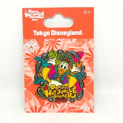 Tokyo Disney Resort 2019 Cute Donald Duck Hot Jungle Summer Pin