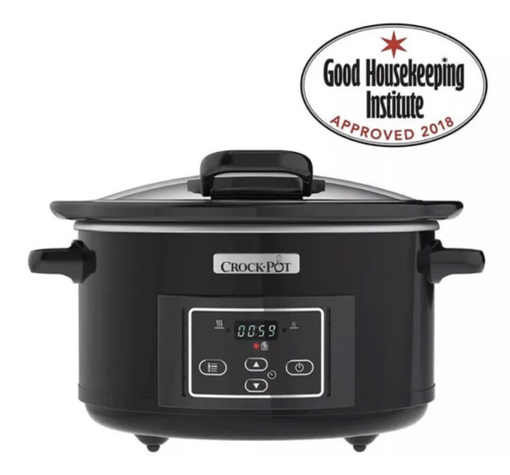 crock pot digital slow cooker