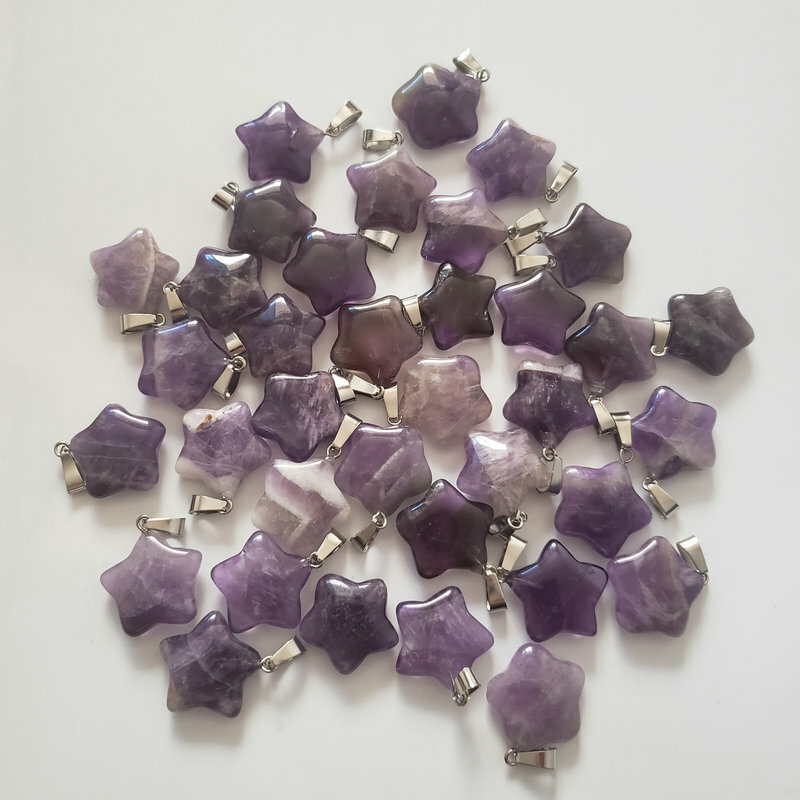 Wholesale Lot 30 Natural Amethyst Heart Pendants – Charm Pendants For Jewelry Making