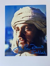 JOHN RHYS DAVIES In Person Signed Autograph 20x25cm INDIANA JONES