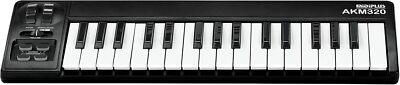 Akm320 32 Key Midi Controller Mini Keyboard Usb Pitch Modulation Windows Mac