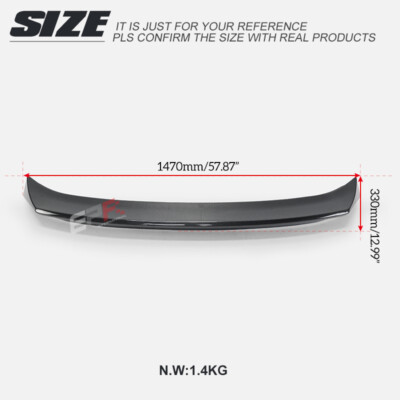 For Nissan RZ34 Fairlady Z Late 2022 Onwards EPA V Type Carbon Rear Spoiler Wing