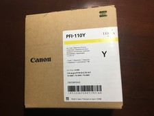 Canon PFI-110Y Yellow Ink 160ml for imagePROGRAF TX-Series GENUINE, NEW
