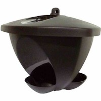Vogelfutterhaus 4L Schwarz Vogelhaus Nistkasten Brutkasten Vogelvilla VöGel Top
