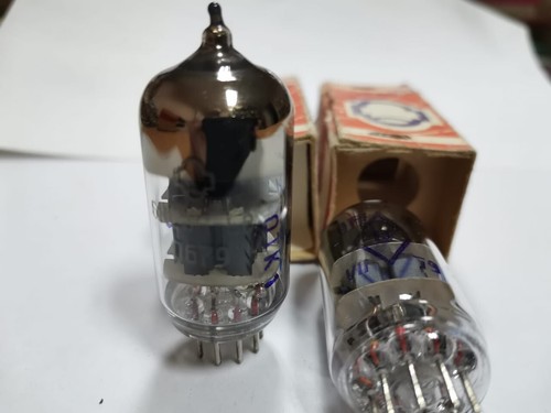 Radiotubes 6N23P-EV /6Н23П-ЕВ (analog ECC88/6922/E88CC) 1 lot* 2 pieces ...