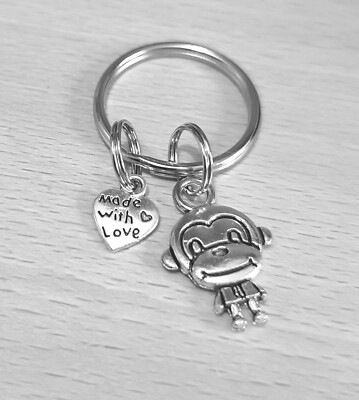 Liebenswerter kleiner Affe Schlüsselanhänger Bagcharm wunderschön nützlich entzückendes Geschenk  ️ �