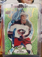 2021-22 Upper Deck Ice Green Parallel Cole Sillinger Rookie #138