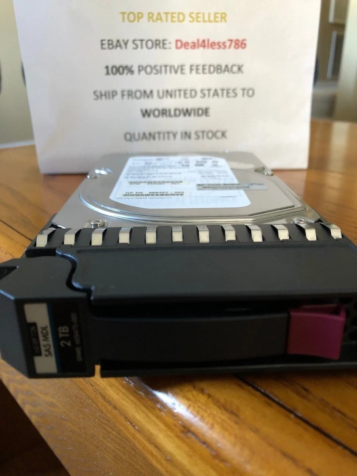 HP AW555A/605475-001/604081-001/604091-001/606228-002-2TB 7.2K 3.5 SAS DP 6G LFF - Image 3 of 4