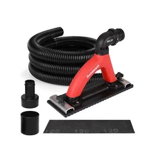 Goldblatt Dust Free Hand Sander, Dustless Drywall Vacuum Sander, with 6.5ft H...