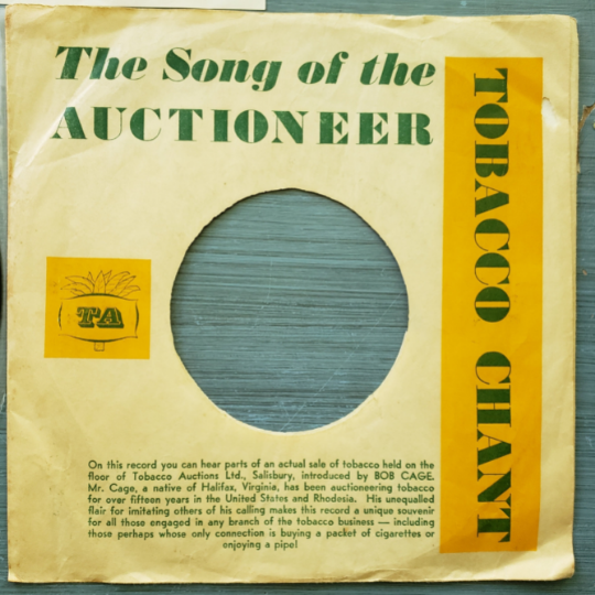 tobacco auctioneer chant Bob Cage Tobacco Chant Vintage 45RPM Vinyl Tobacciana The Song Of The  Auctioneer