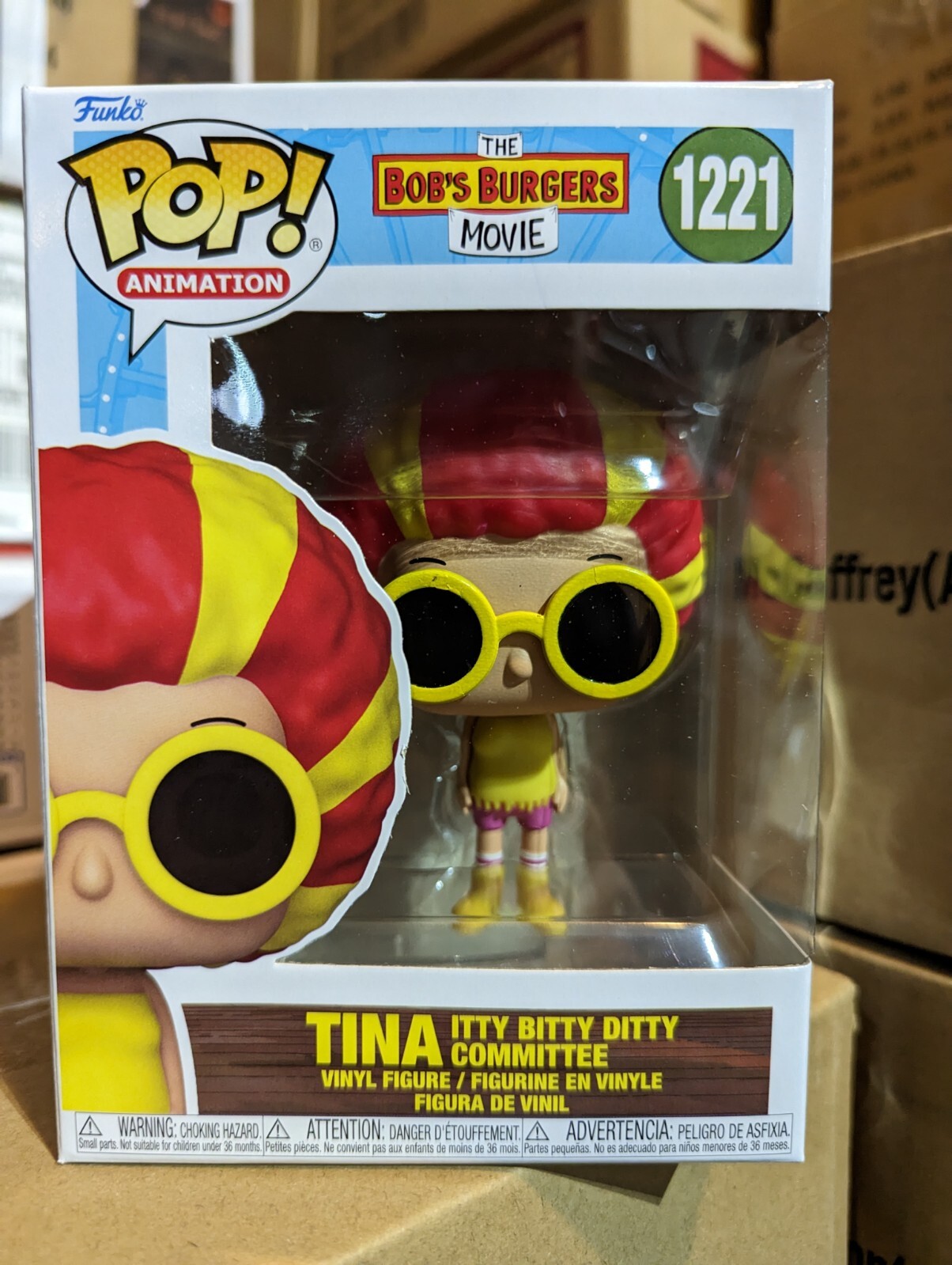 FUNKO POP! ANIMATION BOB'S BURGER MOVIE TINA POP  FIGURE (IN