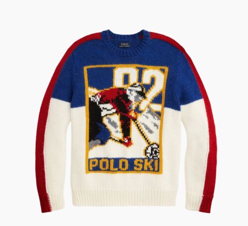 Polo Ralph Lauren Vintage Ski Sweater Men’s Size Medium Retail $398 - Afbeelding 1 van 20