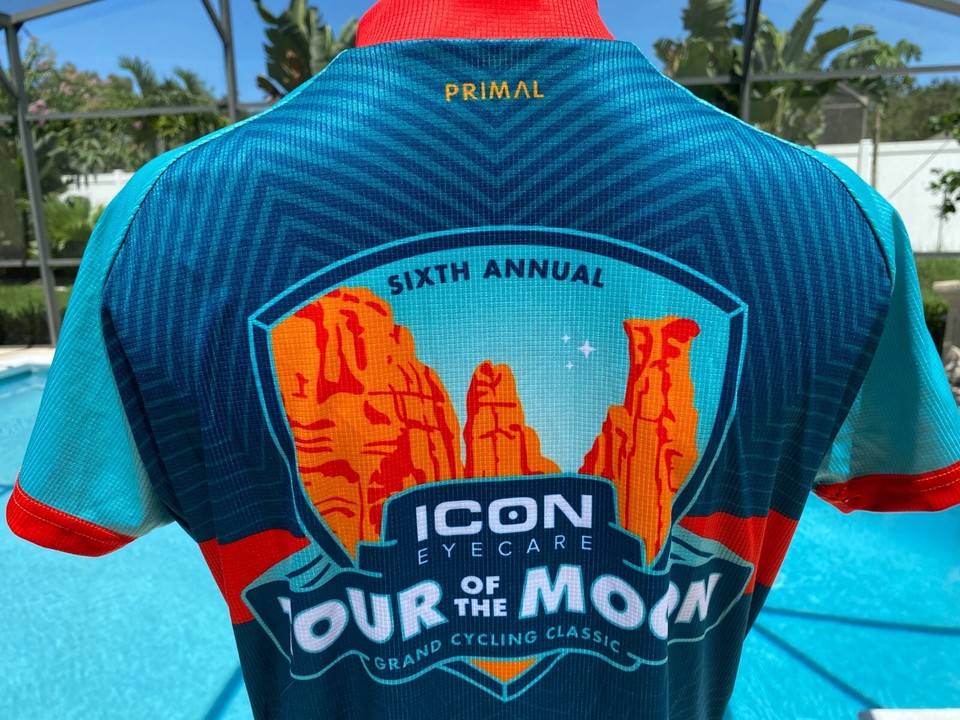Primal Icon Tour of the Moon Colorado Bike Cycle Cycling Jersey shirt