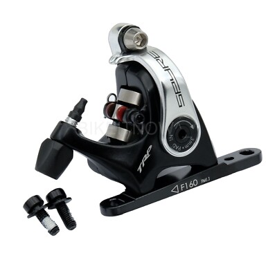 TRP Spyre Front Flat Mount Mechanical Disc Brake Caliper w/ F160/140mm Adapter