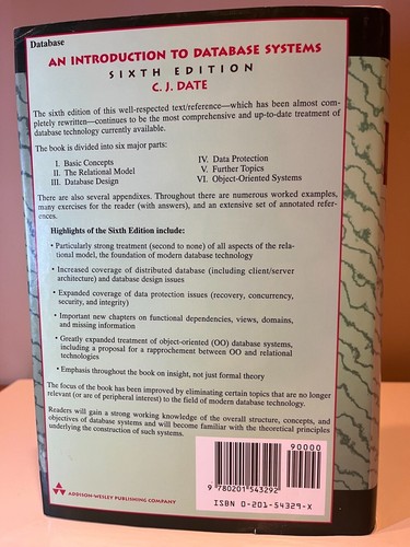 An Introduction to Database Systems C.J. Date - Autographed Copy with Dust Cover - 第 5/7 張圖片