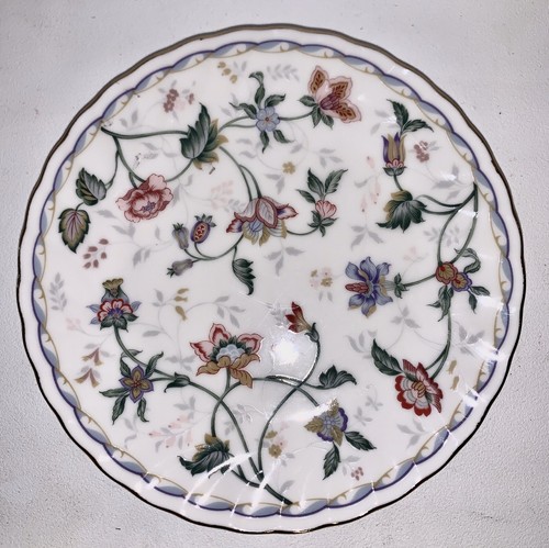 EXCEED BON Scarlet By Keito, CAKE PLATE 10 3/4" & 3 Dessert Plates 6 5/8” JAPAN - Picture 11 of 12