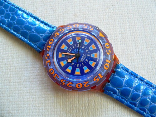 1994 Scuba 200 Swatch Orologio Seaclip impermeabile fino a 656 piedi | eBay