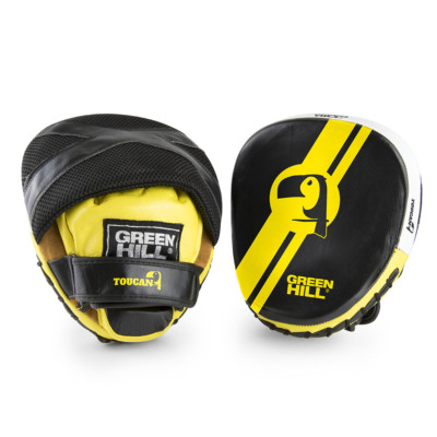 Guanti Da Allenamento Boxe Green Hill - Colpitori Professionali In Pelle Per Focus Mitt - Foto 9