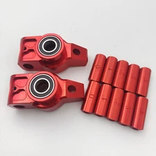 CNC alloy adjustable rear wheel hub carrier bearing seat for HPI Rovan baja 5b