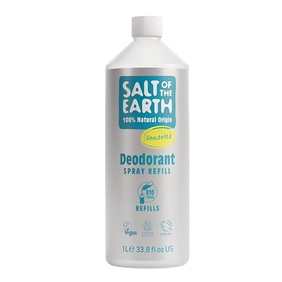 Salt Of the Earth | Deodorant Spray Refill 1000ml | 1 x 1000ml
