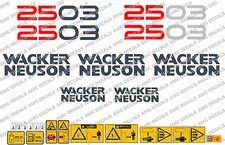 NEUSON 2503 Bagger Aufkleber Set