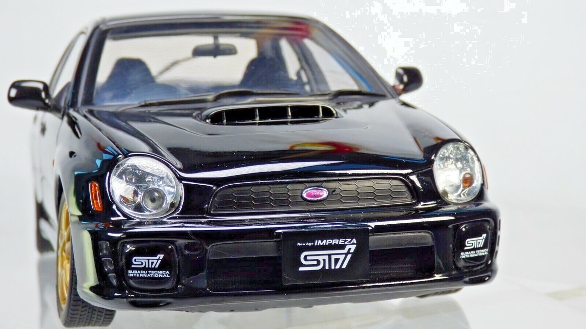 Car Art Stand Model 78644 Subaru Age Impreza WRX STI Schwarz 1 18